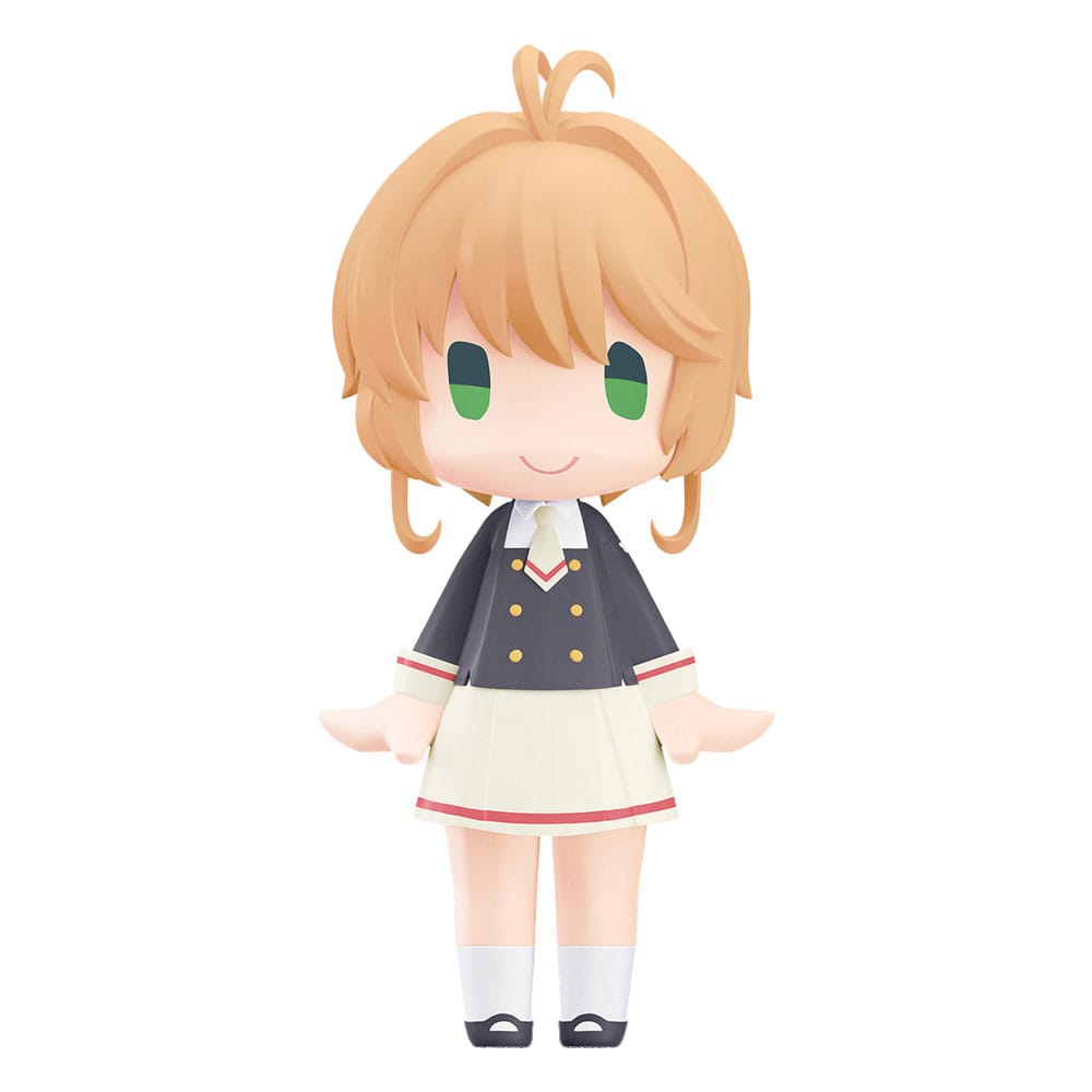 Cardcaptor Sakura: Clear Card with Garterbelt HELLO! GOOD SMILE Action Figure Sakura Kinomoto: Tomoeda Junior High School Uniform Ver. 10 cm