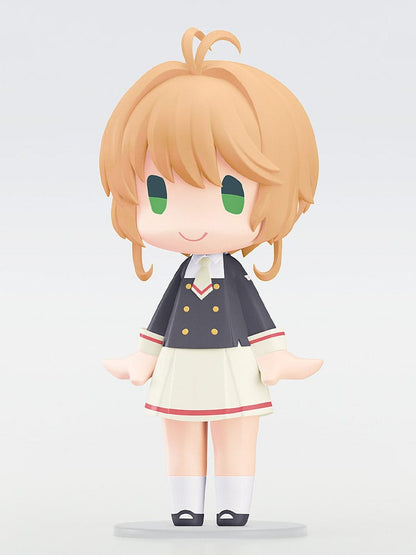 Cardcaptor Sakura: Clear Card with Garterbelt HELLO! GOOD SMILE Action Figure Sakura Kinomoto: Tomoeda Junior High School Uniform Ver. 10 cm