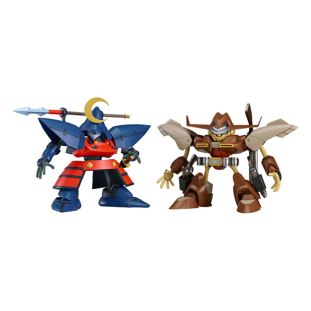 Hao Taikei Ryu Knight Moderoid Plastic Model Kit Collection Series: 3 Hayatmaru & Delingar 10 cm Model kits