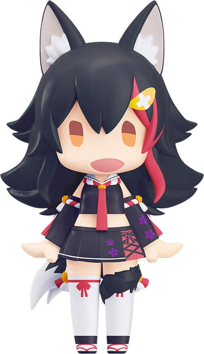 Hololive Production HELLO! GOOD SMILE Action Figure Ookami Mio 10 cm Action figures