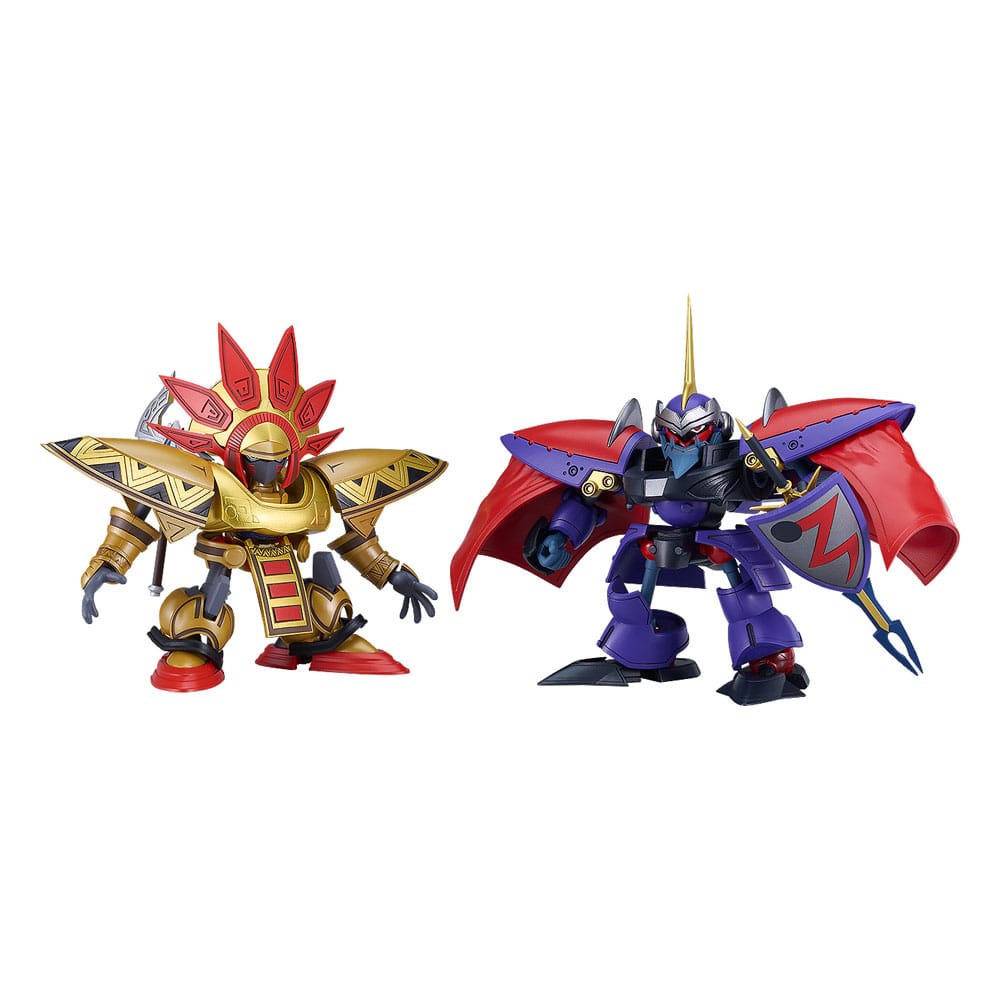 Hao Taikei Ryu Knight Moderoid Plastic Model Kit Collection Series: 4 Shinebaram & Steru 10 cm Model kits