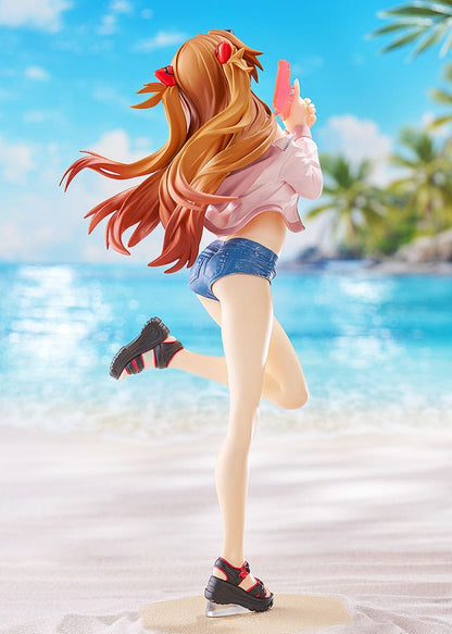 Rebuild of Evangelion Pop Up Parade L PVC Statue Beach Queens: Asuka Shikinami Langley 22 cm Statues