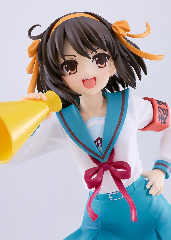 The Melancholy of Haruhi Suzumiya Pop Up Parade PVC Figure Haruhi Suzumiya L Size 22 cm
