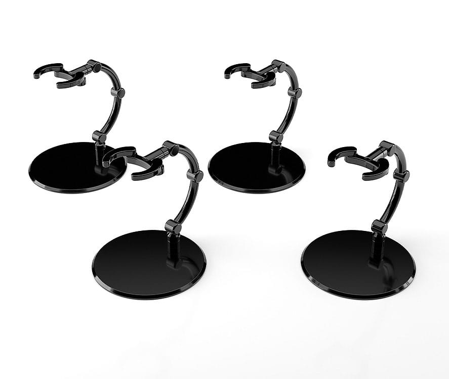 The Simple Stand Mini Nendoroid More for Mini Figures & Models mini Black 4er-Pack