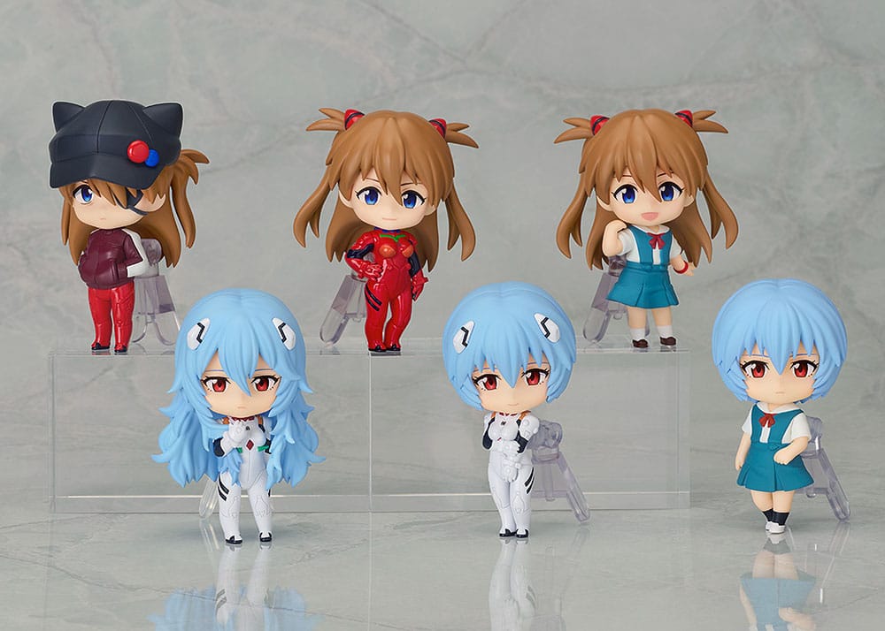 Rebuild of Evangelion Nendoroid Action Figure Surprise Collection Assortment (6) 7 cm