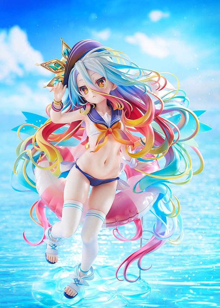 No Game No Life Statue 1/7 Shiro: Sailor-Style Swimsuit Ver. 24 cm