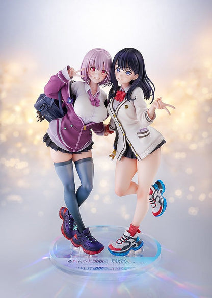 SSSS.GridmanPVC Statues 1/7 2-Pack Rikka Takarada & Akane Shinjo feat. toridamono 22 cm