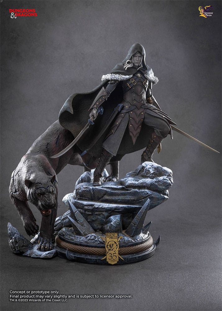 Dungeons & Dragons Statue 1/4 Drizzt Do’Urden (35th Anniversary Edition) Previews Exclusive 40 cm Statues