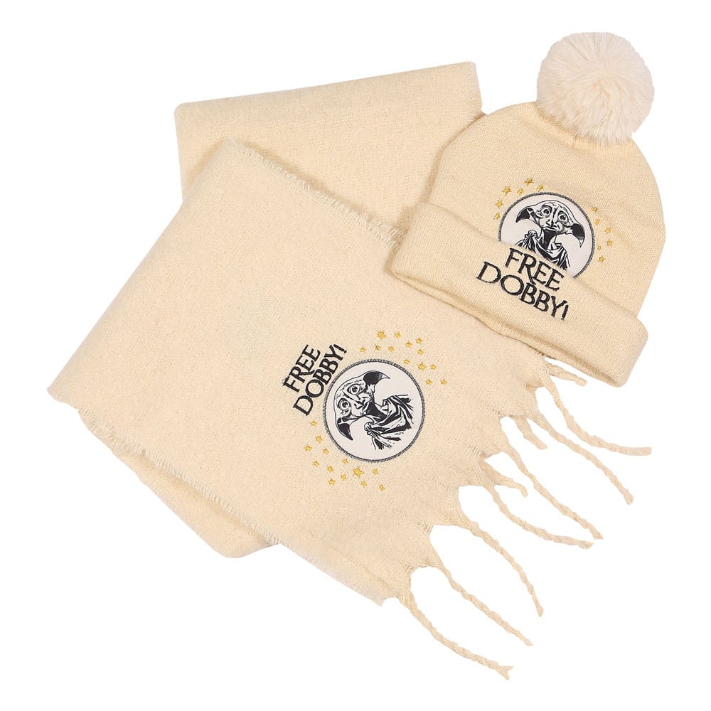 Harry Potter Beanie & Scarf Set Free Dobby 165 cm Beanies & Caps