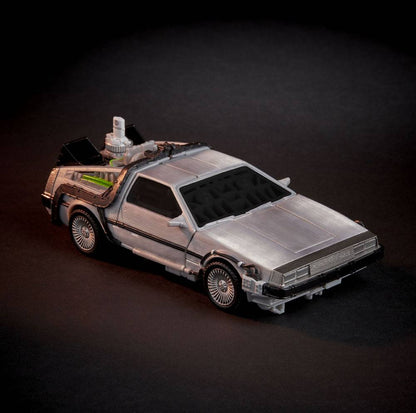 Transformers x Back to the Future Action Figure Delorian 14 cm