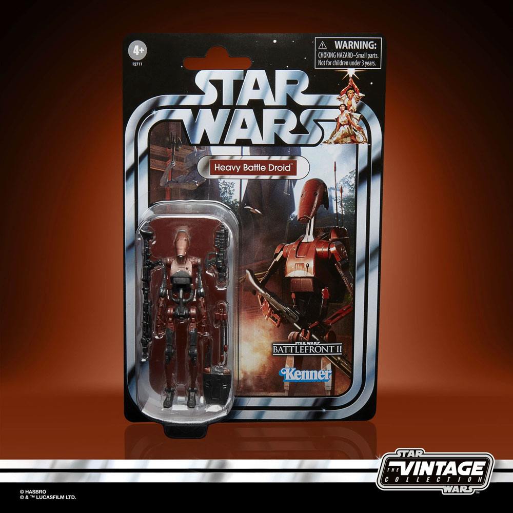 Star Wars Vintage Collection Gaming Greats Action Figure 2021 Heavy Battle Droid (Battlefront II)