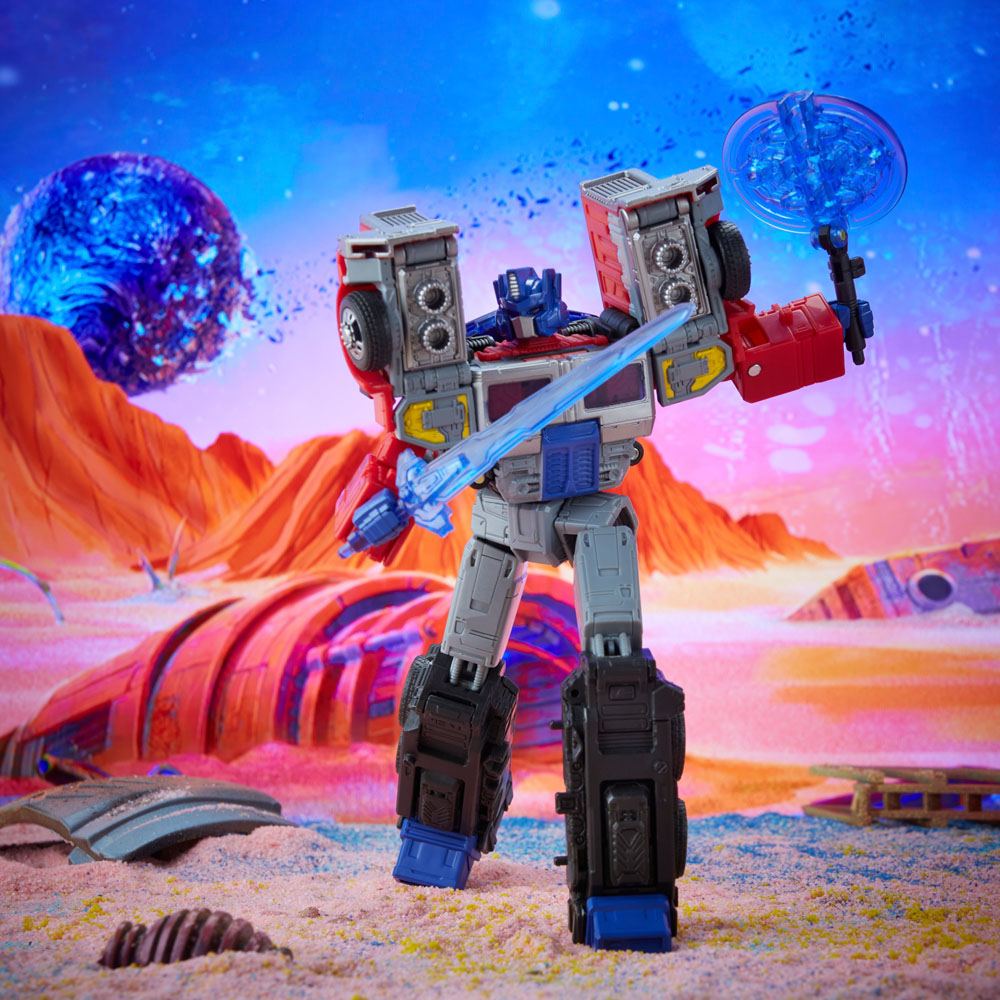 Transformers: Generation 2 Generations Legacy Voyager Action Figure 2022 Laser Optimus Prime 18 cm Action figures