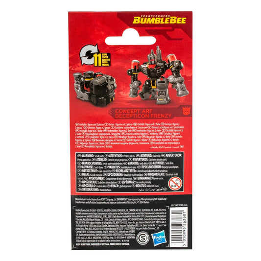 Transformers: Bumblebee Studio Series Core Class Action Figure Concept Art Decepticon Frenzy 9 cm