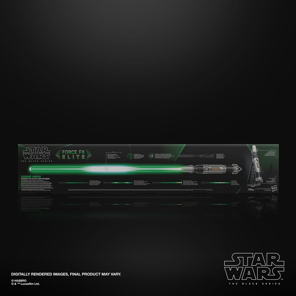 Star Wars: Ahsoka Black Series Replica Force FX Elite Lightsaber Sabine Wren Replicas