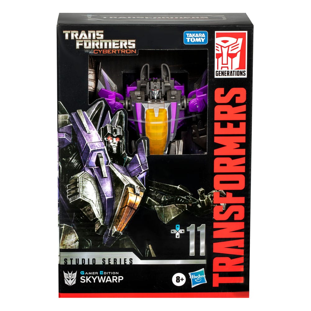 Transformers: War for Cybertron Studio Series Voyager Class Action Figure Gamer Edition Skywarp 16 cm Action figures