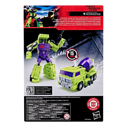 The Transformers: The Movie Studio Series Voyager Class Action Figure Constructicon Mixmaster 16 cm