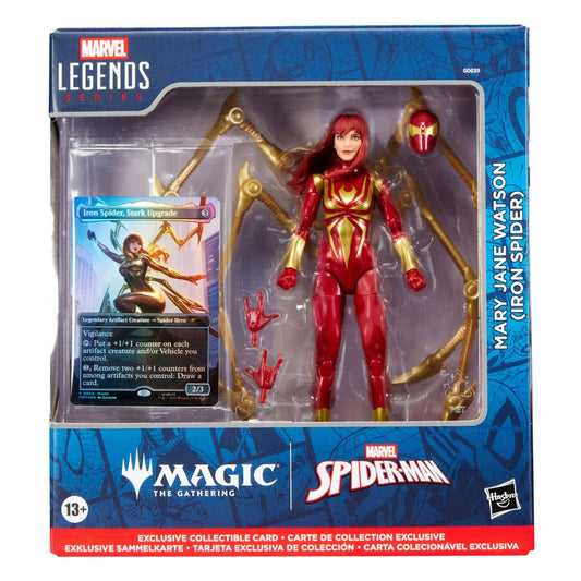 Marvel Legends Magic: The Gathering Action Figure Mary Jane Watson (Iron Spider) (plus Exclusive Foil Magic the Gathering Card) 15 cm