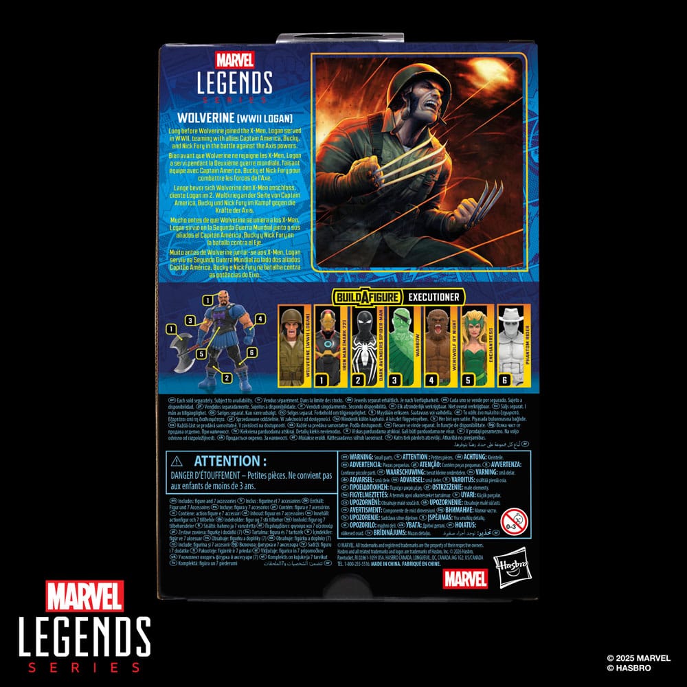 Marvel Legends Action Figure Wolverine (WWII Logan) 15 cm