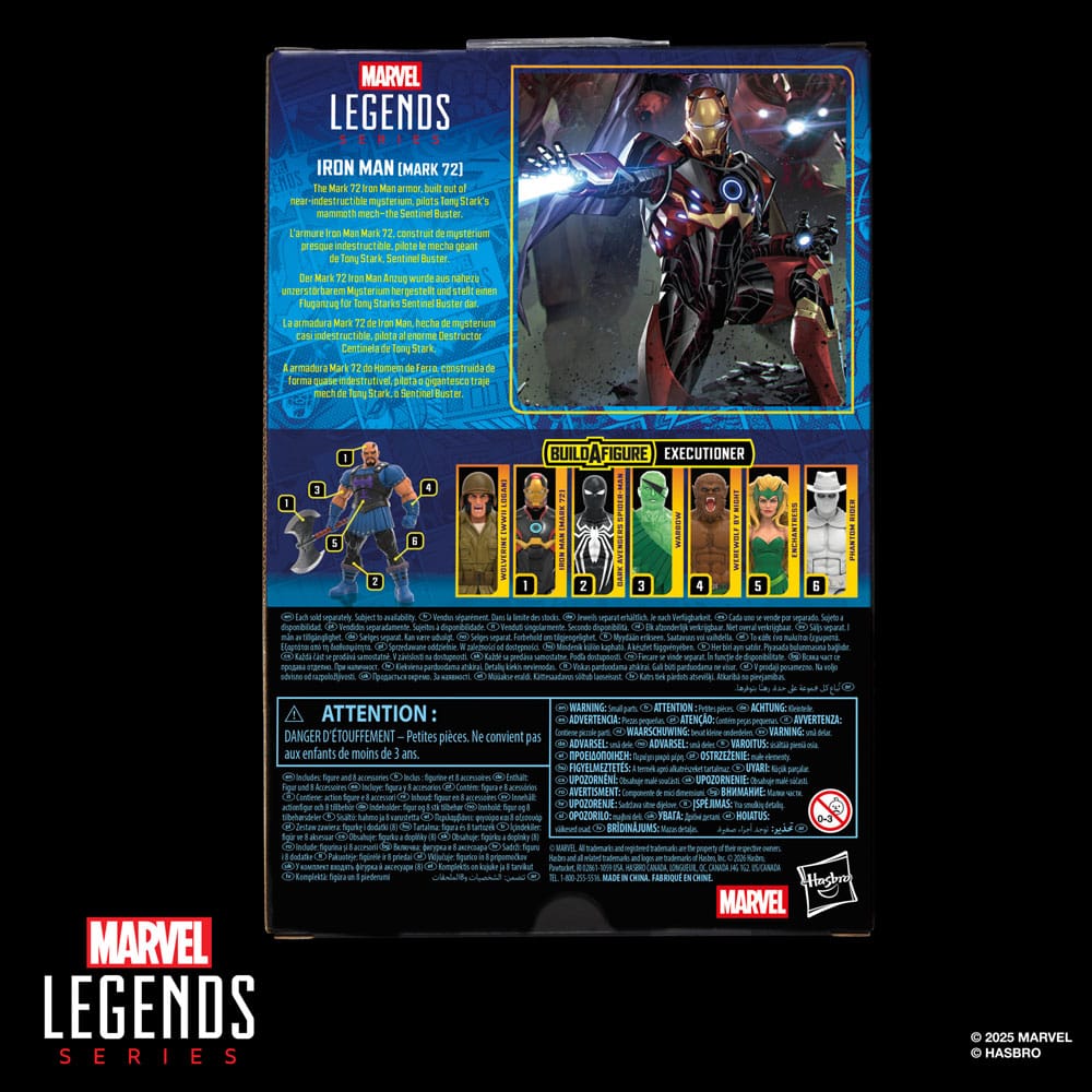 Marvel Legends Action Figure Iron Man (Mark 72) (BAF: Executioner) 15 cm