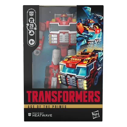 Transformers Age of the Primes Voyager Class Action Figure Rescue Bot Heatwave 18 cm Action figures