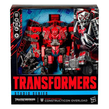 Transformers: Revenge of the Fallen Studio Series Leader Class Action Figure Power Collection Constructicon Overload 22 cm