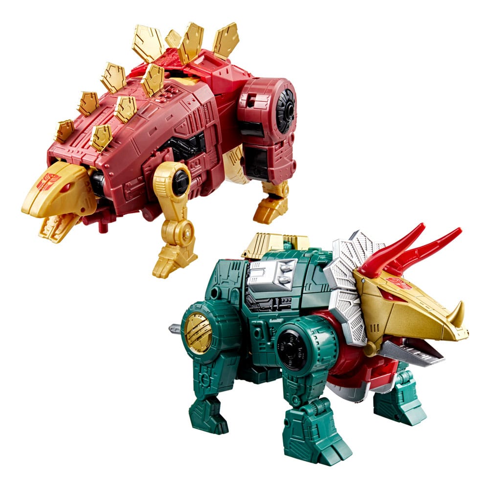 Transformers Age of the Primes Leader Class Action Figure G2 Universe Dinobots Snarl & Slug 19 cm Action figures