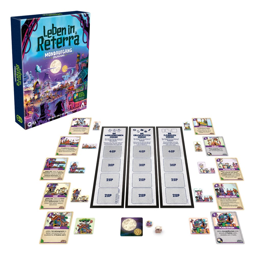 Leben in Reterra Board Game Expansion Mondaufgang *German Version*