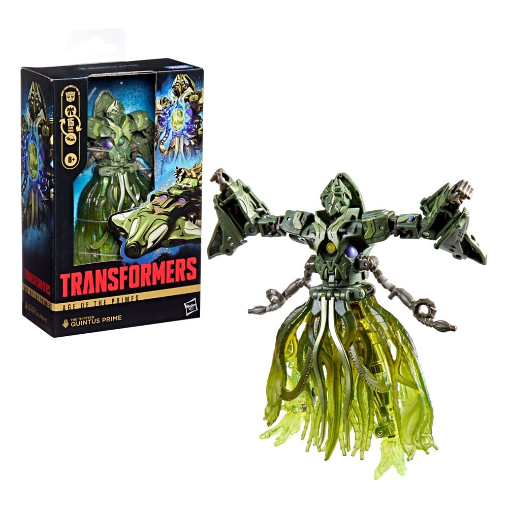Transformers Age of the Primes Deluxe Class Action Figure The Thirteen: Quintus Prime 14 cm