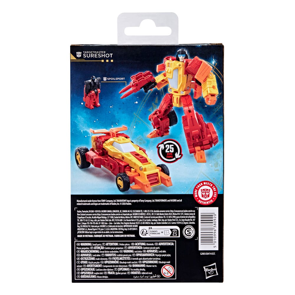 Transformers Age of the Primes Deluxe Class Action Figure Targetmaster Sureshot 14 cm