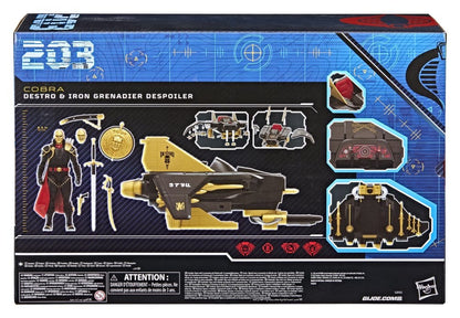 G.I. Joe Classified Series Action Figure and Vehicle Set #203 Destro & Iron Grenadier Despoiler 15 cm