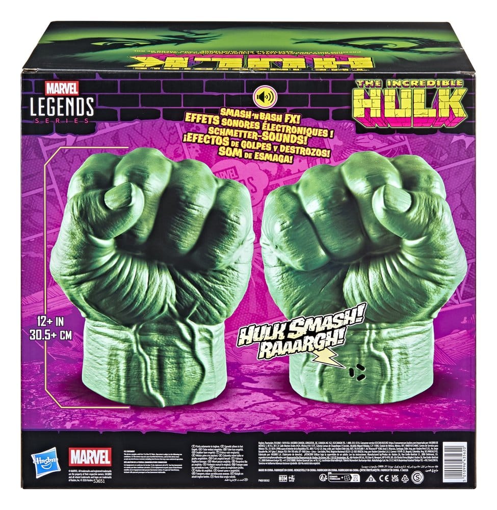 The Incredible Hulk Marvel Legends Premium Roleplay Fists