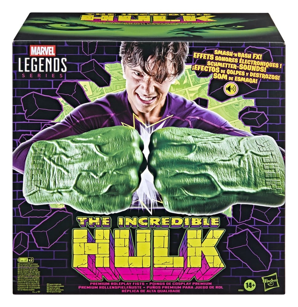 The Incredible Hulk Marvel Legends Premium Roleplay Fists