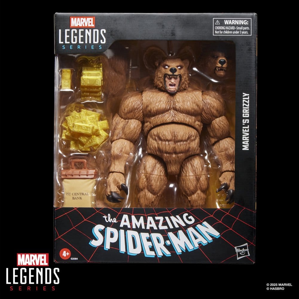 The Amazing Spider-Man Marvel Legends Action Figure Marvel's Grizzly 15 cm