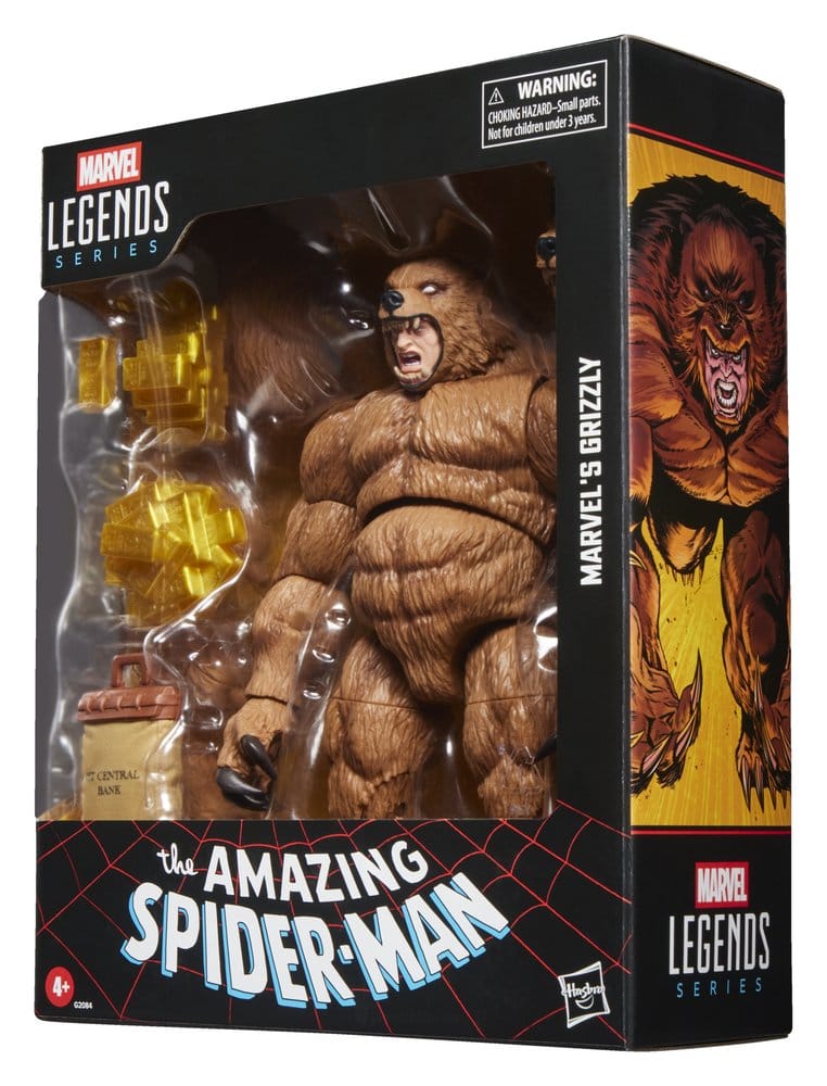 The Amazing Spider-Man Marvel Legends Action Figure Marvel's Grizzly 15 cm