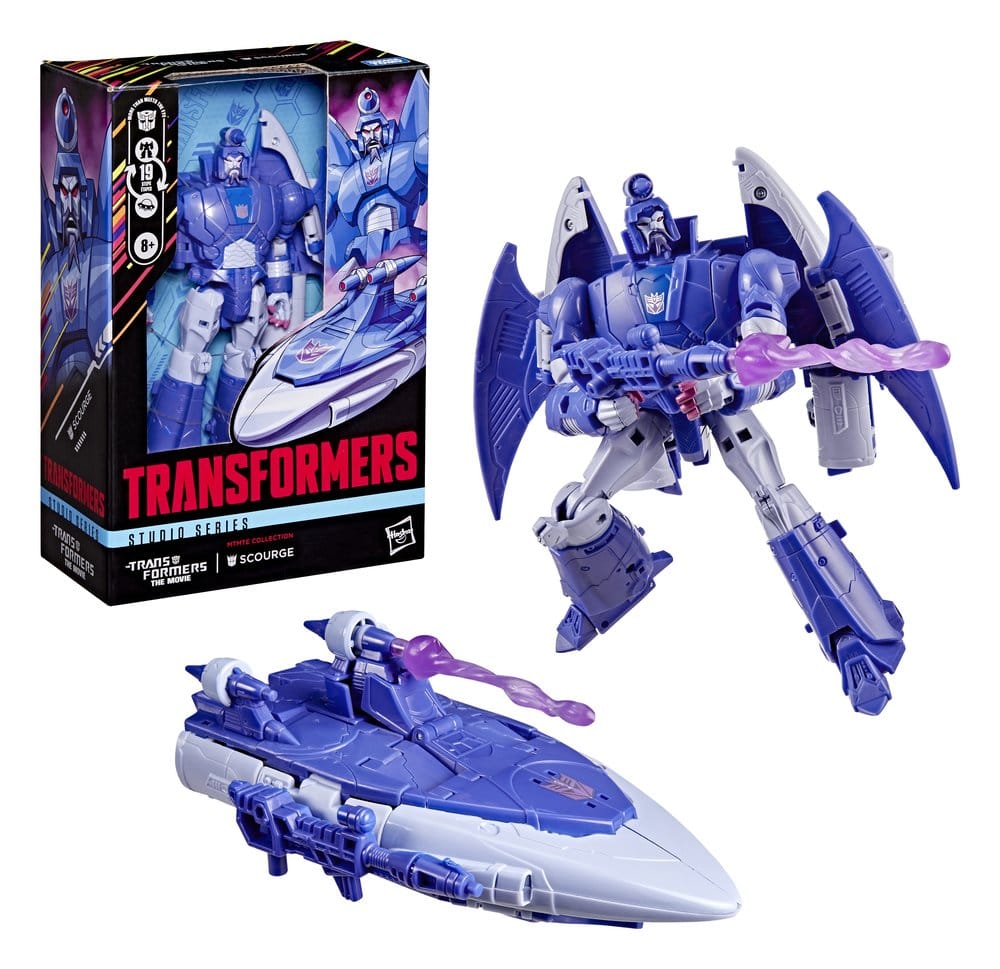 The Transformers: The Movie Studio Series Voyager Class Action Figure MTMTE Collection: Scourge 17 cm