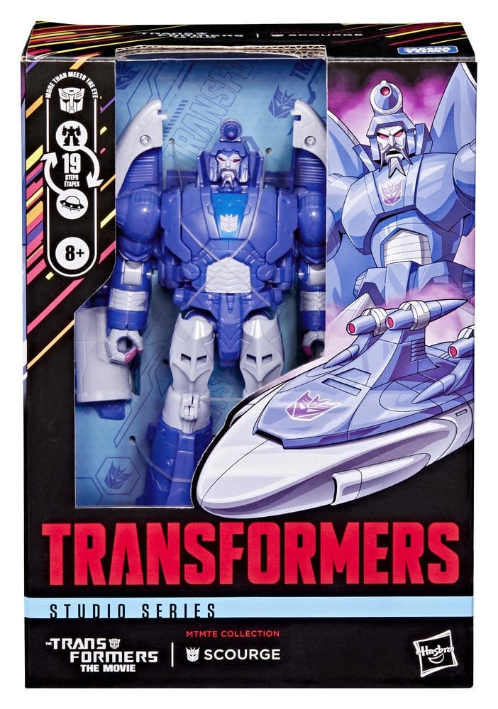 The Transformers: The Movie Studio Series Voyager Class Action Figure MTMTE Collection: Scourge 17 cm
