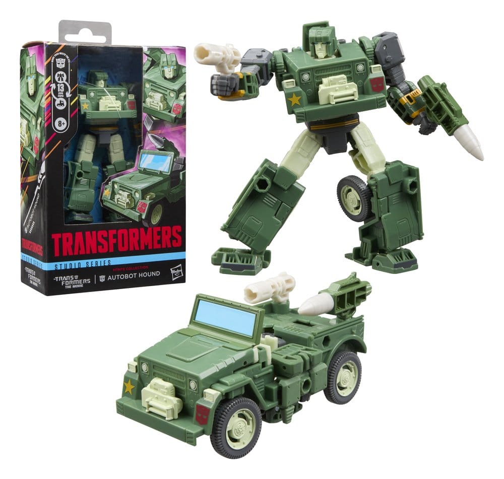 The Transformers: The Movie Studio Series Deluxe Class Action Figure MTMTE Collection: Autobot Hound 14 cm