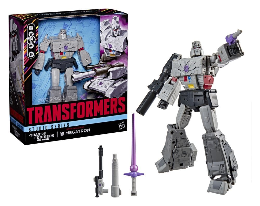 The Transformers: The Movie Studio Series Leader Class Action Figure MTMTE Collection: Megatron 22 cm