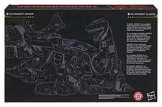 Transformers Age of the Primes Leader Class Action Figure 2-Pack G2 G2 Dinobot Swoop &amp; G2 Dinobot Sludge 19 cm