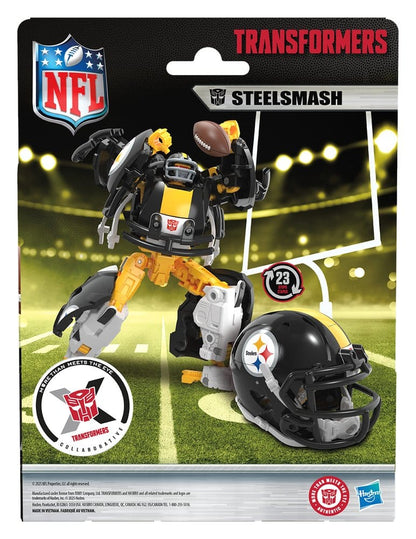 Transformers x NFL Action Figure Pittsburgh Steelers: Steelsmash 14 cm