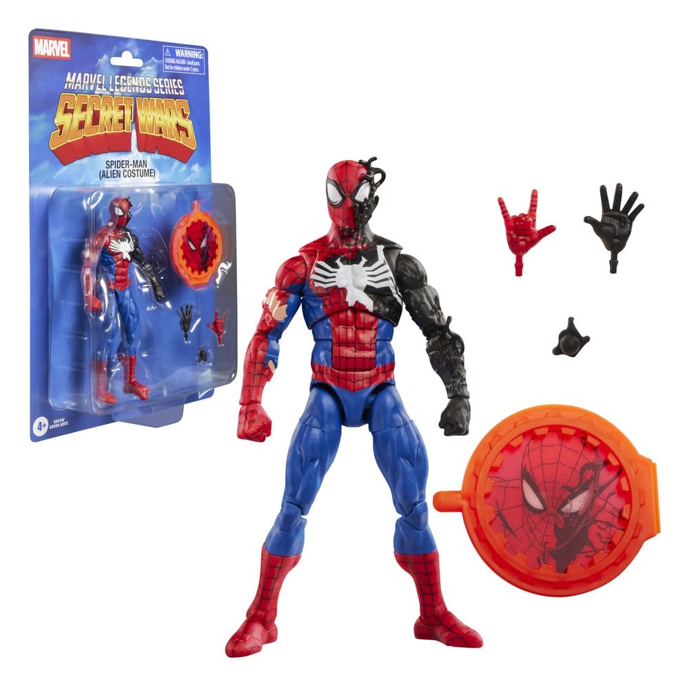 Secret Wars Marvel Legends Action Figure Spider-Man (Alien Costume) 15 cm