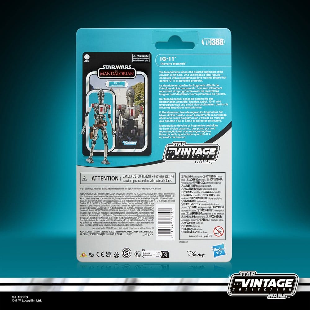 Star Wars: The Mandalorian Vintage Collection Action Figure IG-11 (Nevarro Marshal) 10 cm