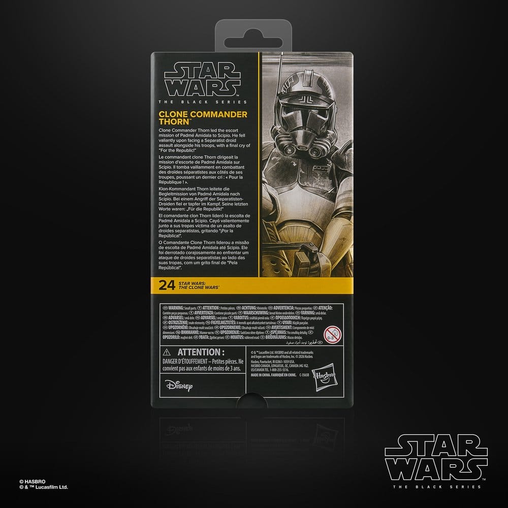 Star Wars: The Clone Wars Black Series Action Figure Clone Commander Thorn 15 cm