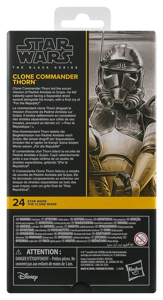 Star Wars: The Clone Wars Black Series Action Figure Clone Commander Thorn 15 cm