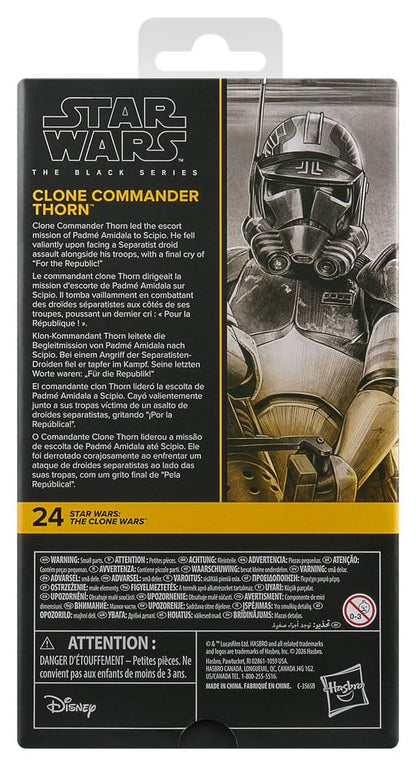 Star Wars: The Clone Wars Black Series Action Figure Clone Commander Thorn 15 cm