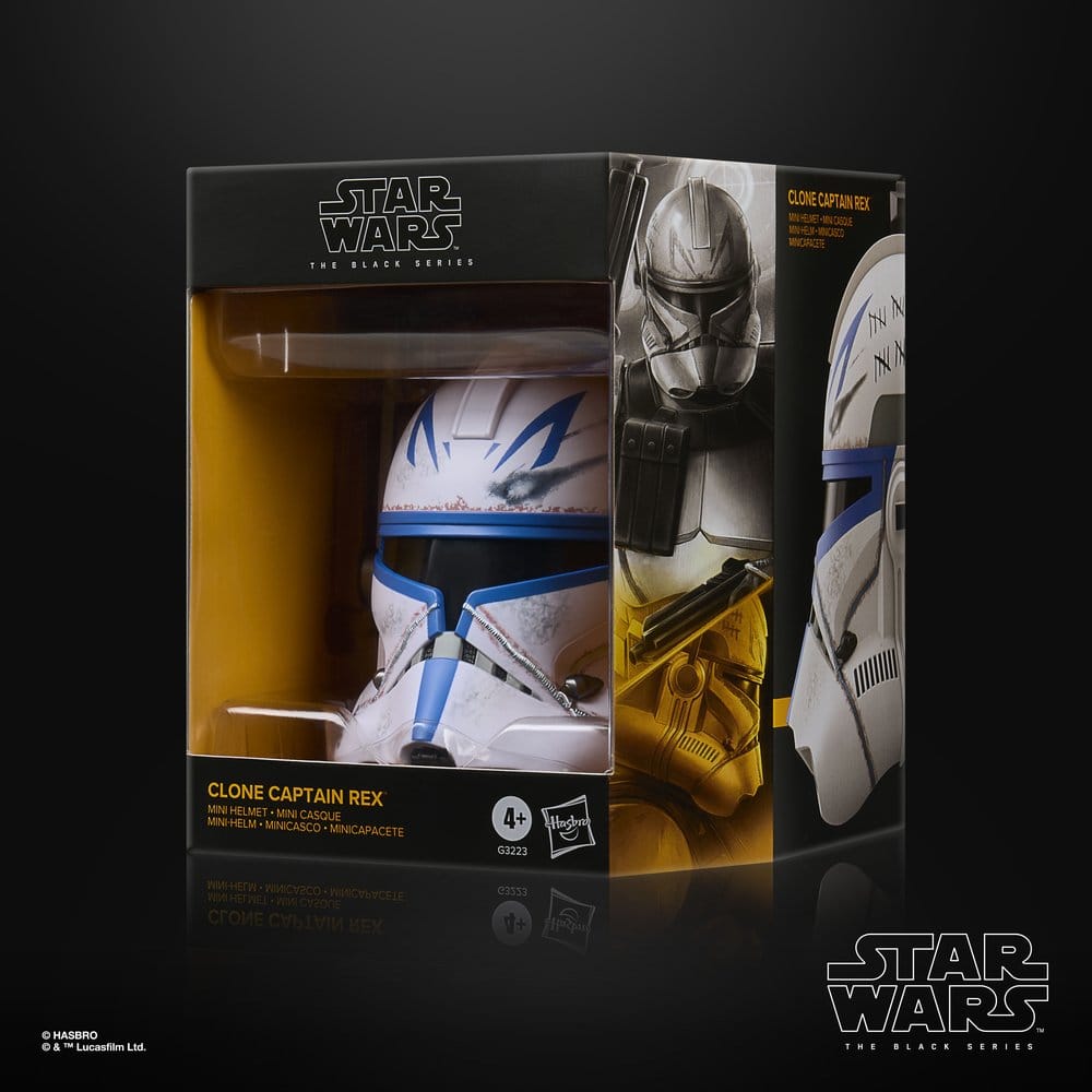 Star Wars: The Clone Wars Black Series Mini Helmet Clone Captain Rex 15 cm