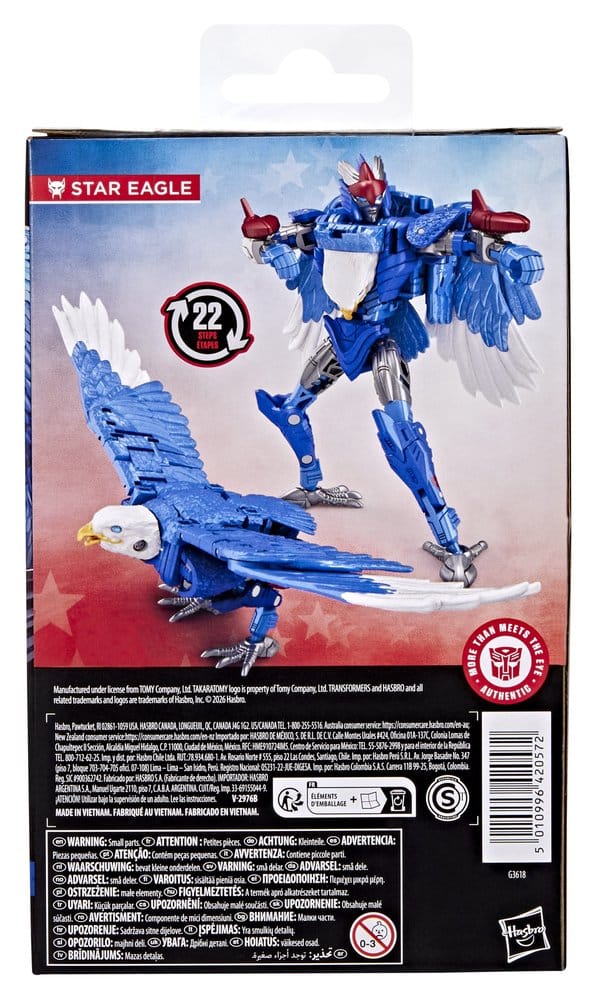 Transformers Deluxe Class Action Figure Star Eagle 11 cm