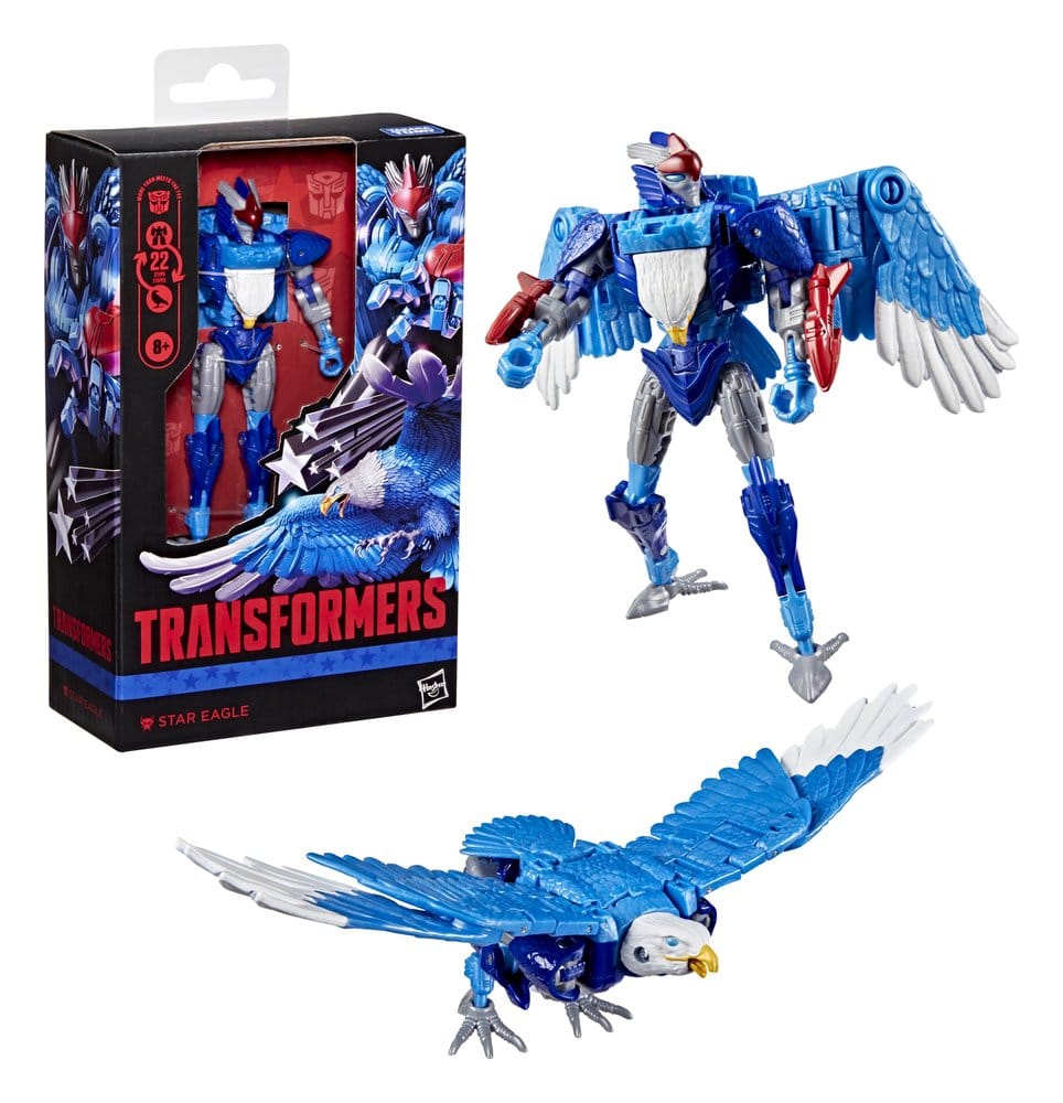 Transformers Deluxe Class Action Figure Star Eagle 11 cm