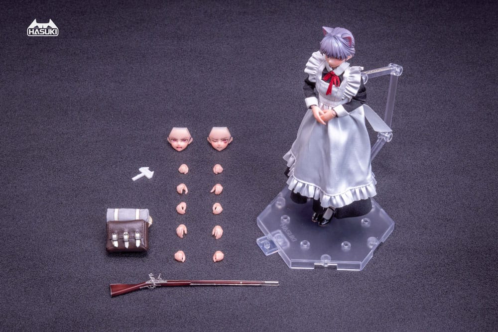 Pocket Art Action Action Figure 1/12 PA010 Maid Gunner FKEY 15 cm