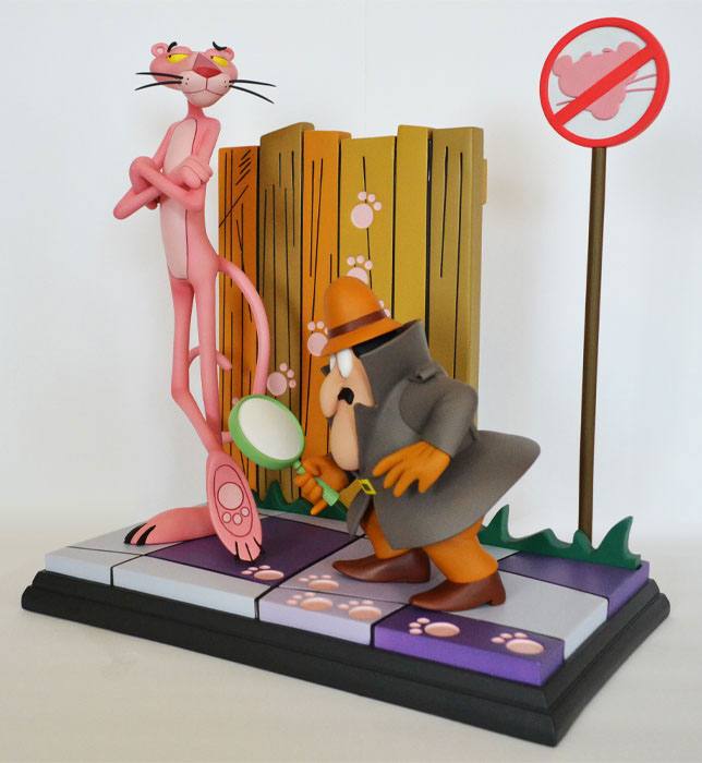 The Pink Panther Statue Pink Panther & The Inspector 41 cm